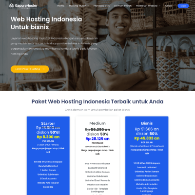 Gapurahoster - Web Hosting Murah di Indonesia