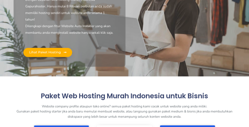 Web Hosting Murah Indonesia - Gapurahoster