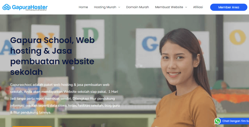 web hosting untuk web sekolah